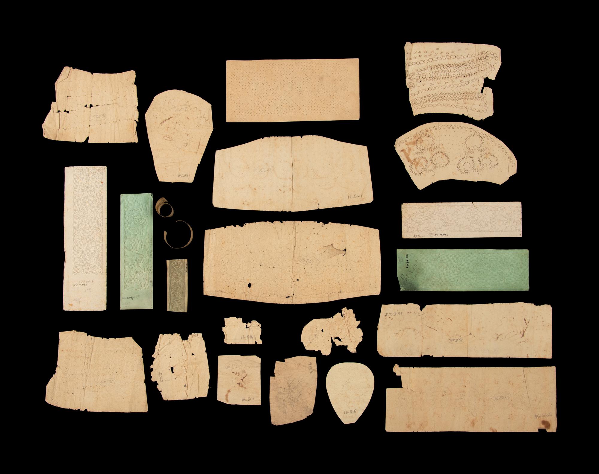 RELEASED TO MUSEUM -- Twenty-Three Lace Patterns, 18th-19th Century
