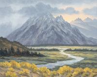 Stormy Teton Sunset