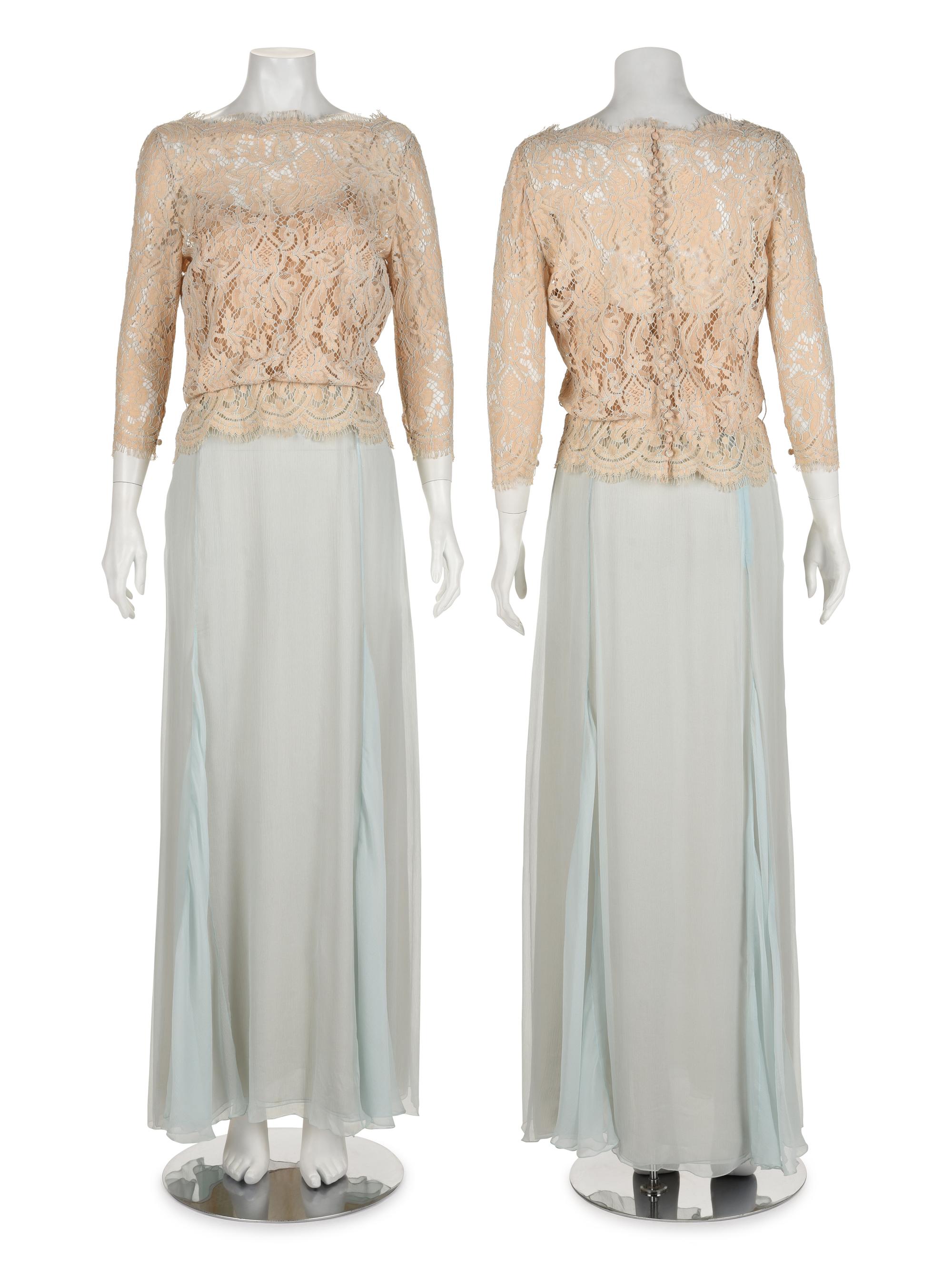 Three Oscar de la Renta Items: One Two-Piece Dress Ensemble and One Dress