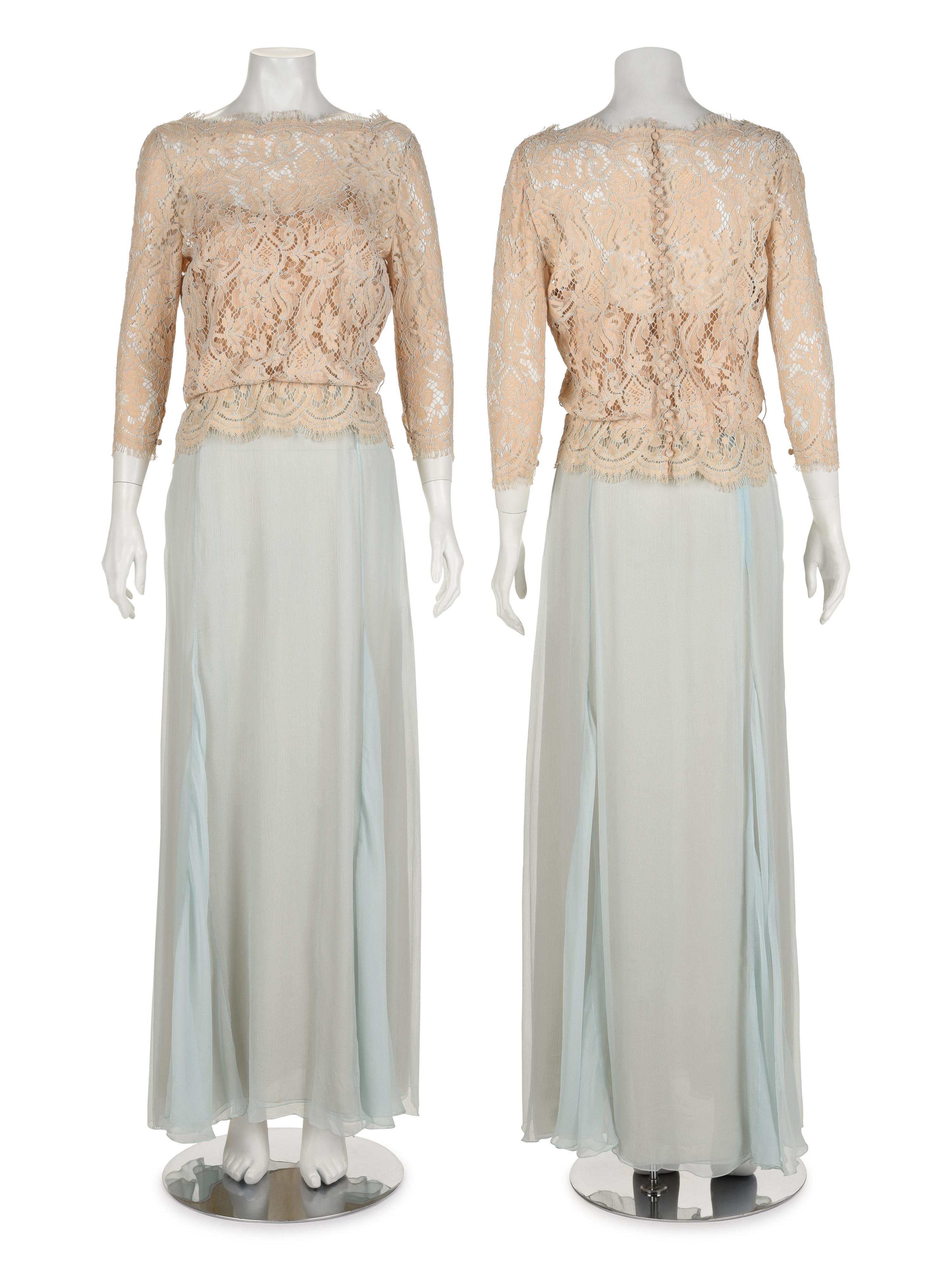 Three Oscar de la Renta Items: One Two-Piece Dress Ensemble and One Dress