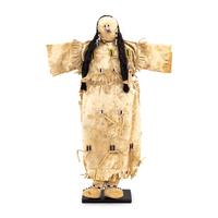 Plains Beaded Hide Doll