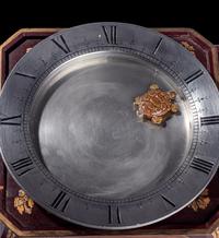 A French Ebonized, Parcel-Gilt and Pewter Turtle Mystery Clock, A. Cadot