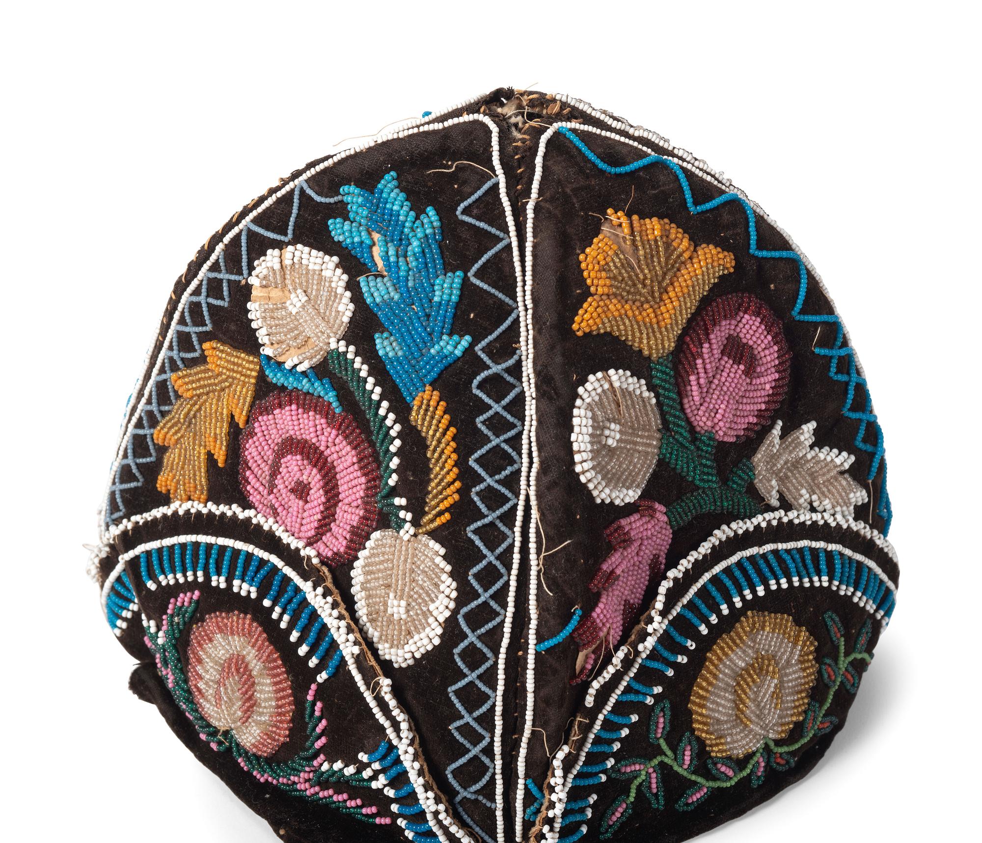Haudenosaunee Beaded Caps