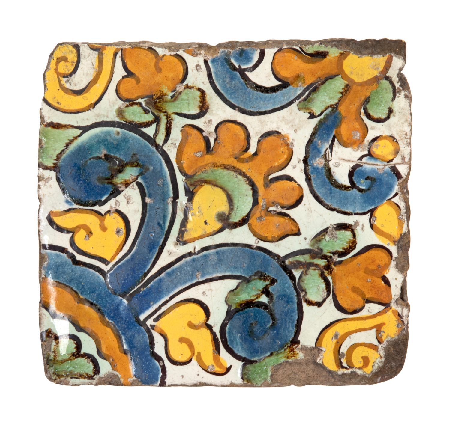 A Mexican Pottery Tile