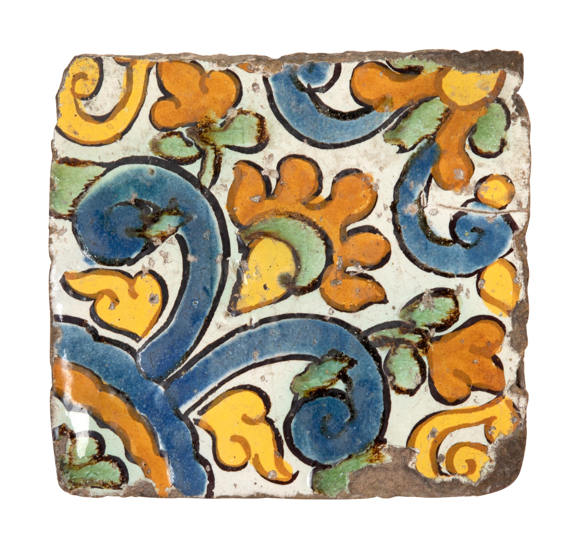 A Mexican Pottery Tile