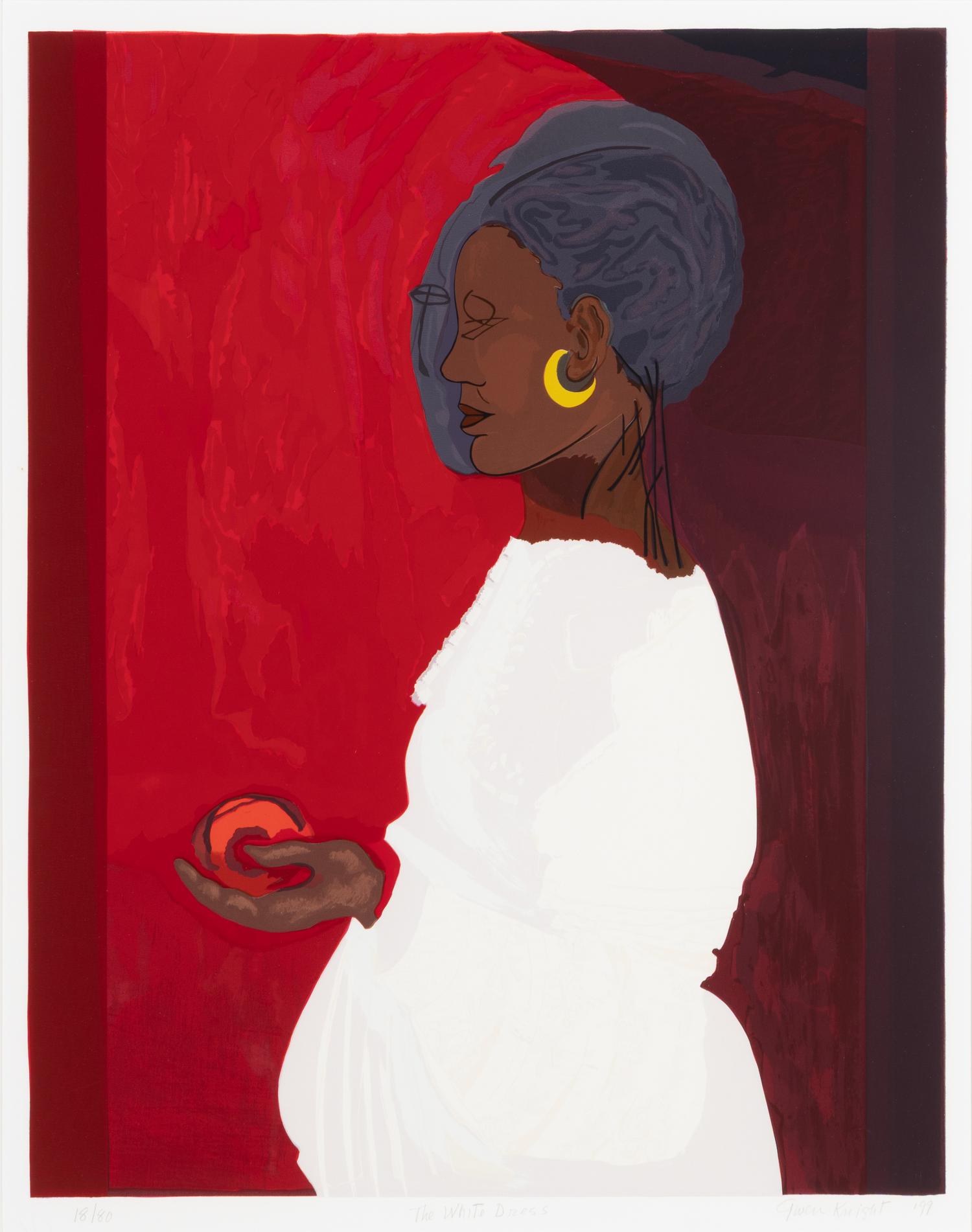 Gwendolyn Knight (American, 1913-2005) — The White Dress , 1999