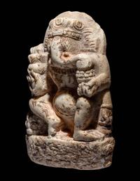 An Indian Marble Sculpture of Ganesh