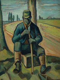 Farmer Resting