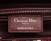 Christian Dior Woven Leather Medium Lady Dior Bag, 2013