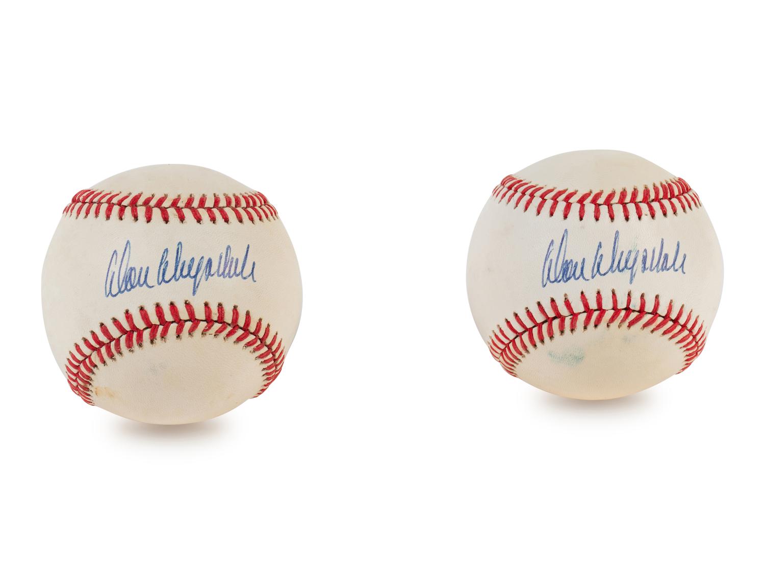A Group of Two Don Drysdale Single Signed Baseballs (BAS Beckett Authentication Services Certified)