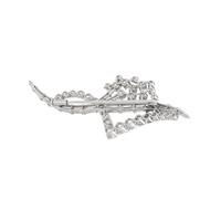 PLATINUM AND DIAMOND BROOCH