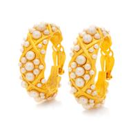 Karl Lagerfeld Earrings, 1980s