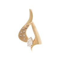 YELLOW GOLD AND DIAMOND PENDANT