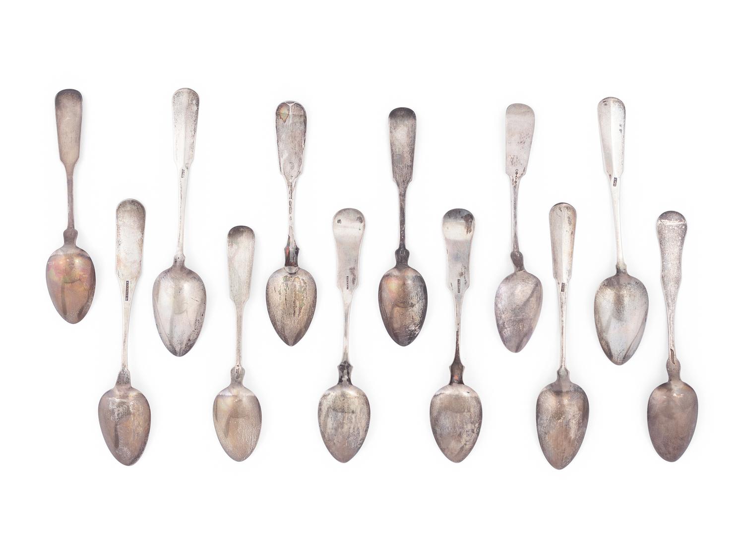 A Group of Silver Spoons