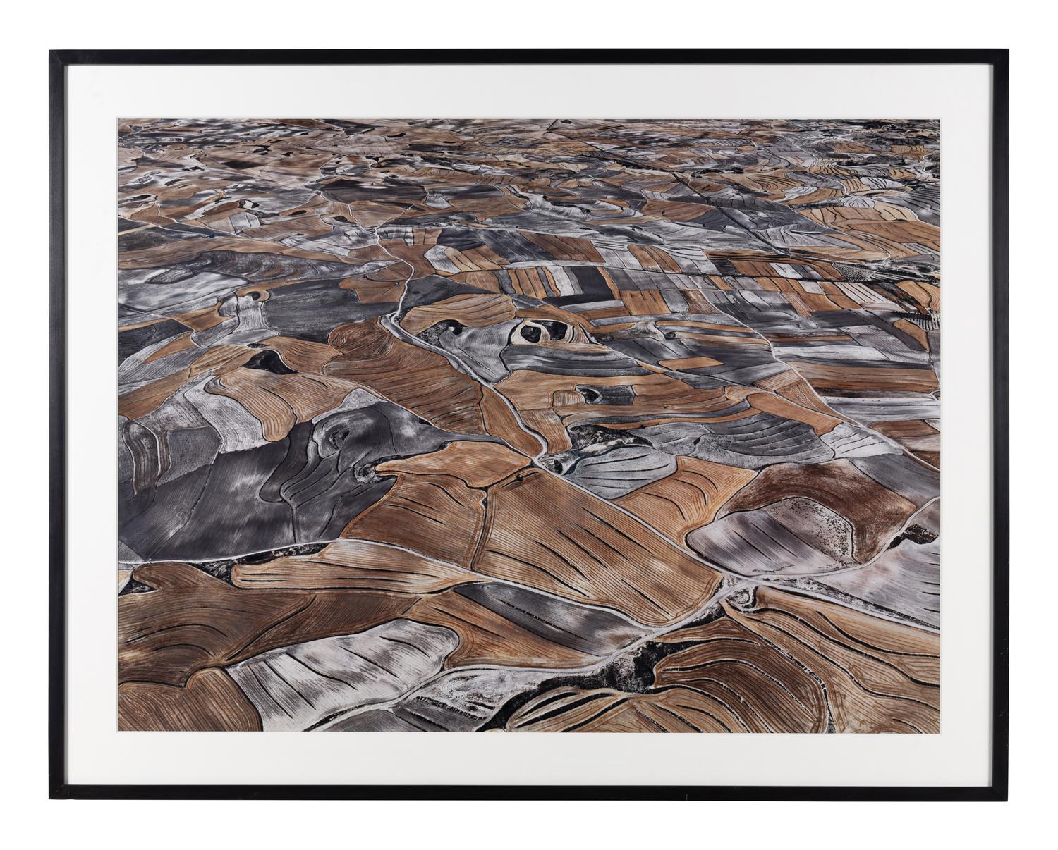 Edward Burtynsky (born 1955) Dryland Farming #28, Castile-La-Mancha, Spain, 2010