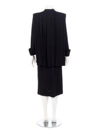 Adrian Black Dress, 1940s
