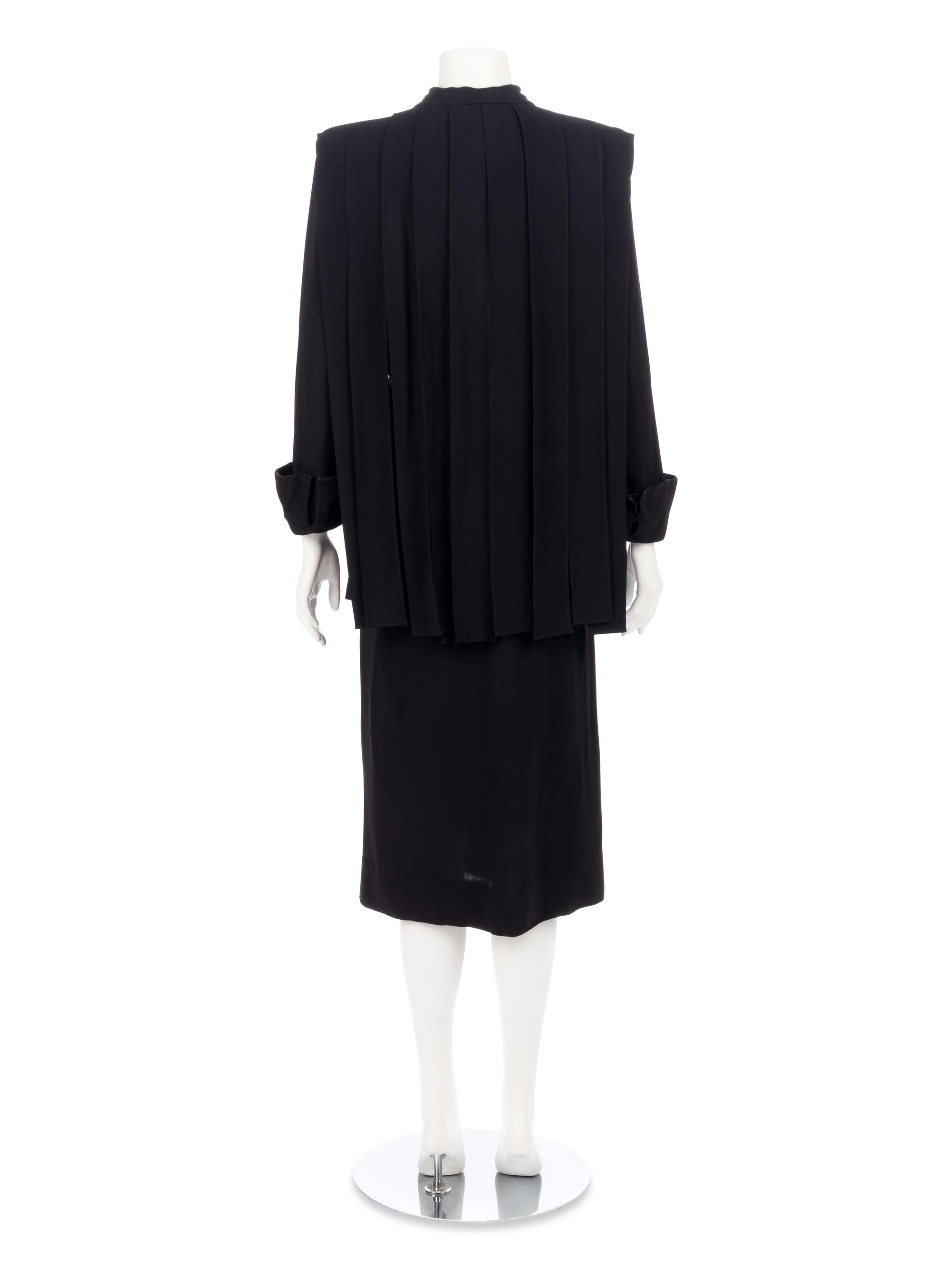 Adrian Black Dress, 1940s