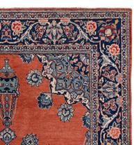 A Pair of Isfahan Silk Rugs