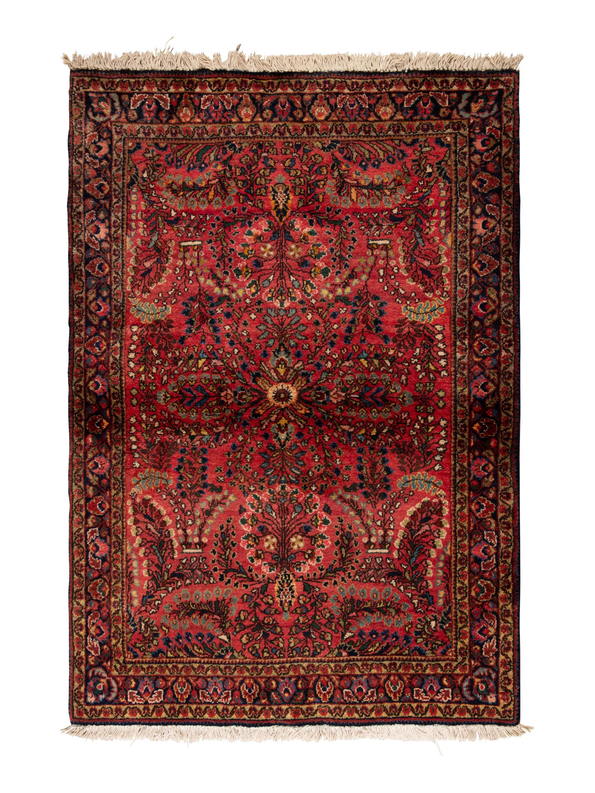 A Sarouk Wool Rug