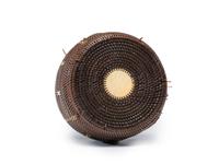 Iñupiat Baleen Basket, with Owl Finial