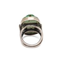 SILVER AND ANCIENT SCARAB RING