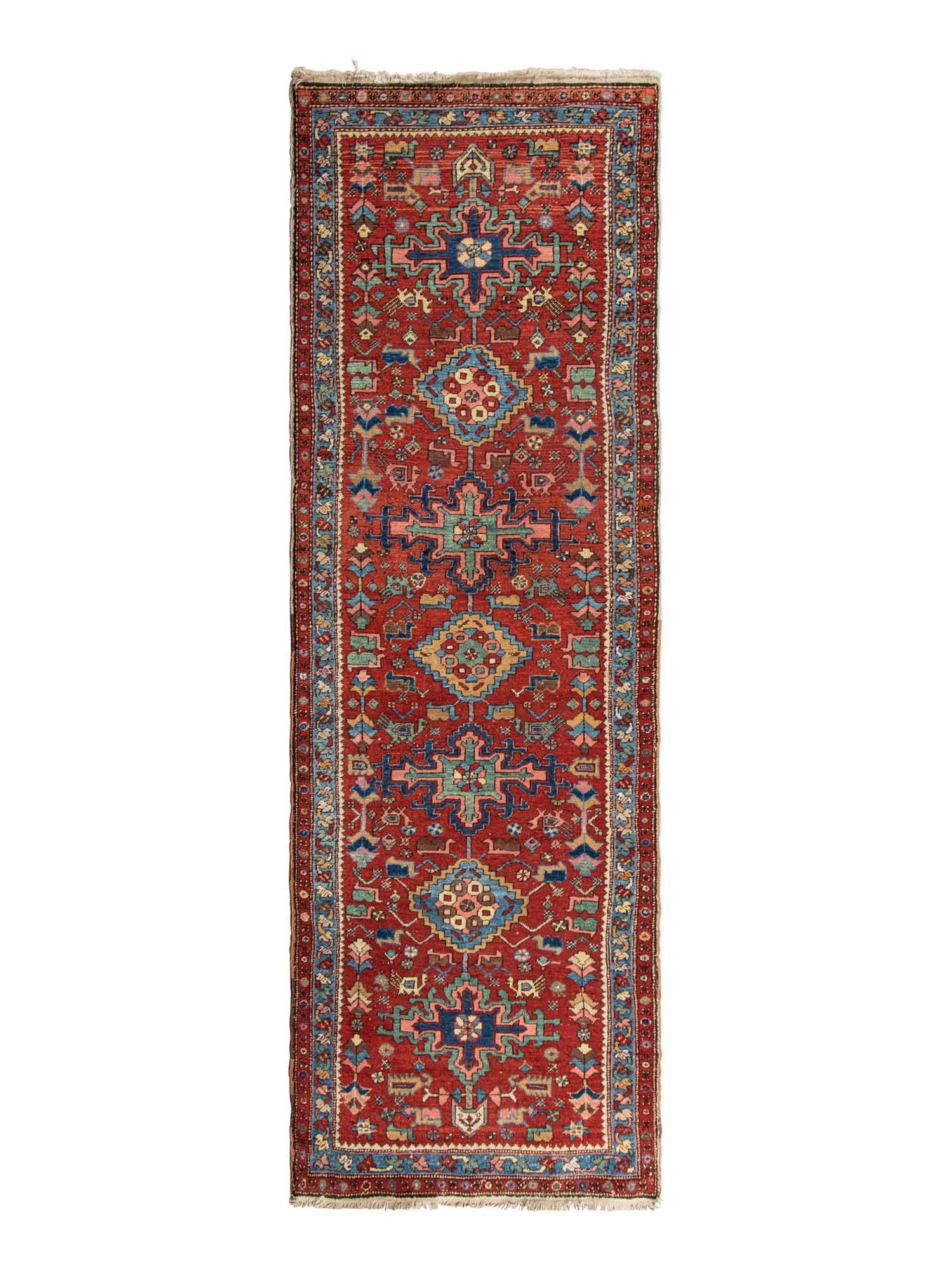 A Heriz Wool Runner
