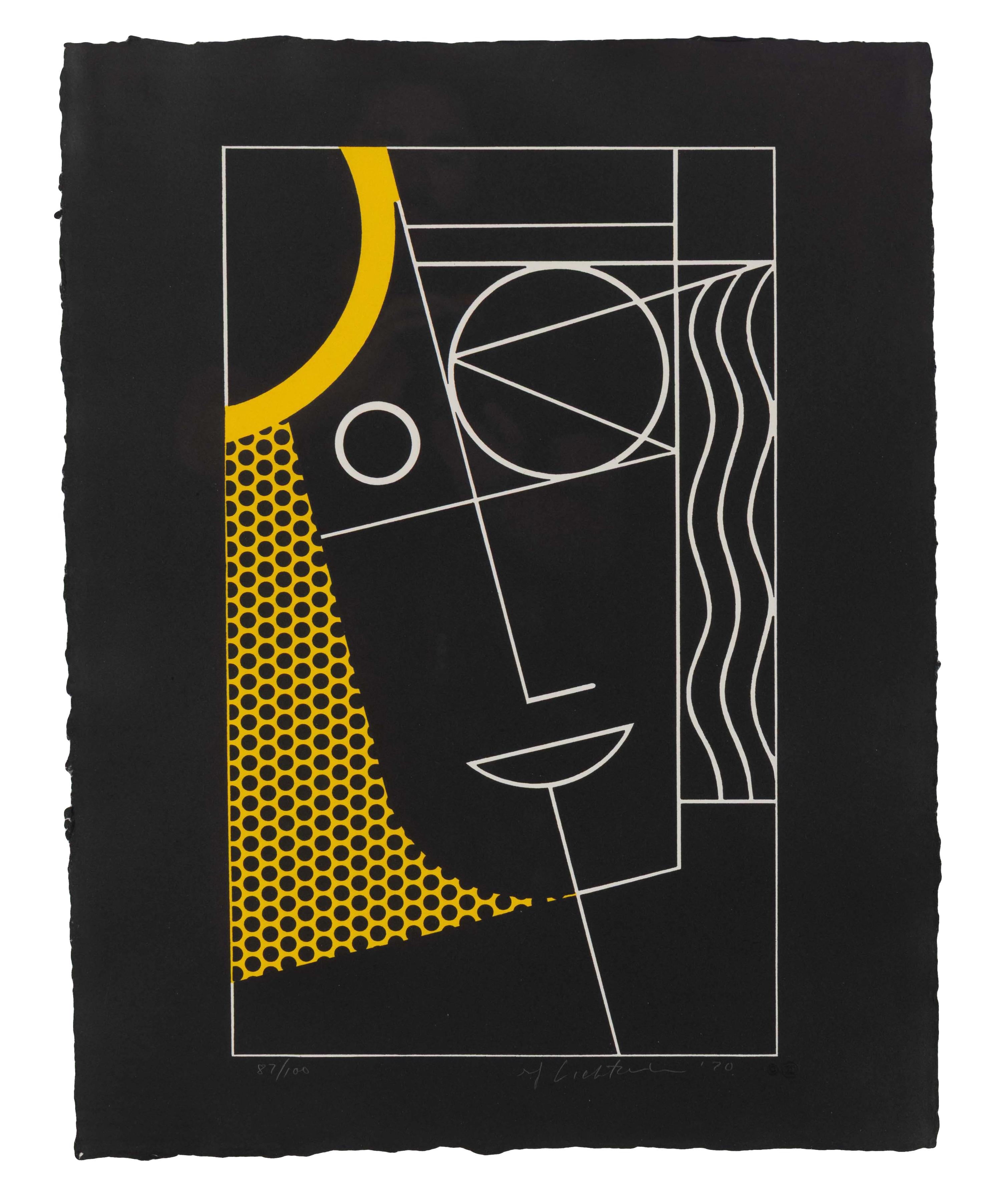 Roy Lichtenstein (American, 1923-1997) — Modern Head #2 (from the Modern Head series ), 1970