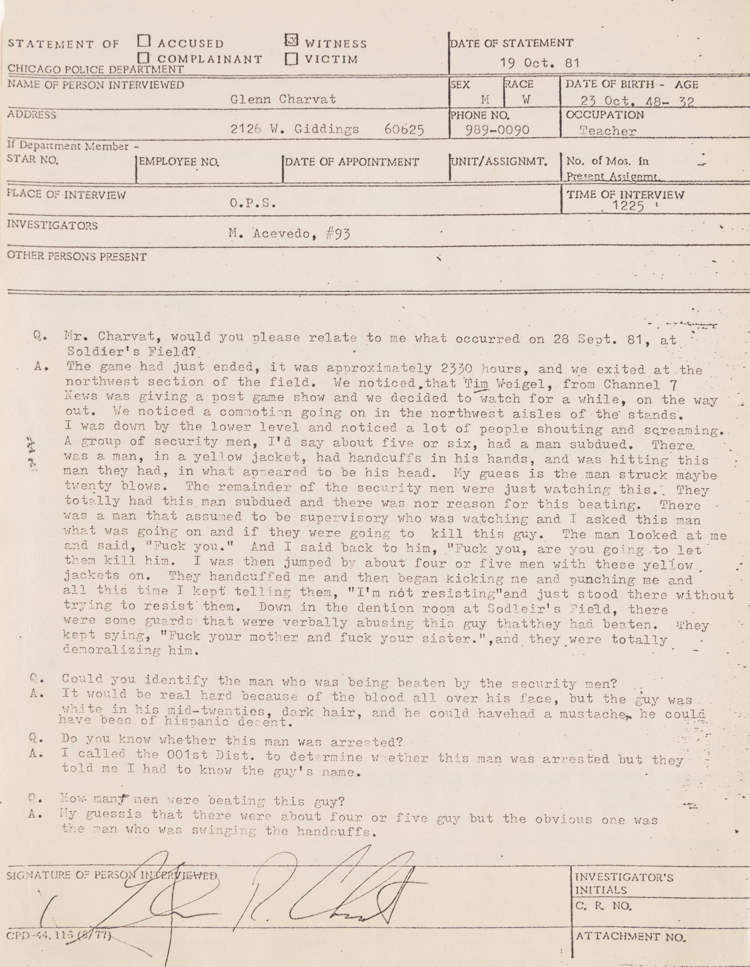 A Group of George Halas Documents With Fascinating Content