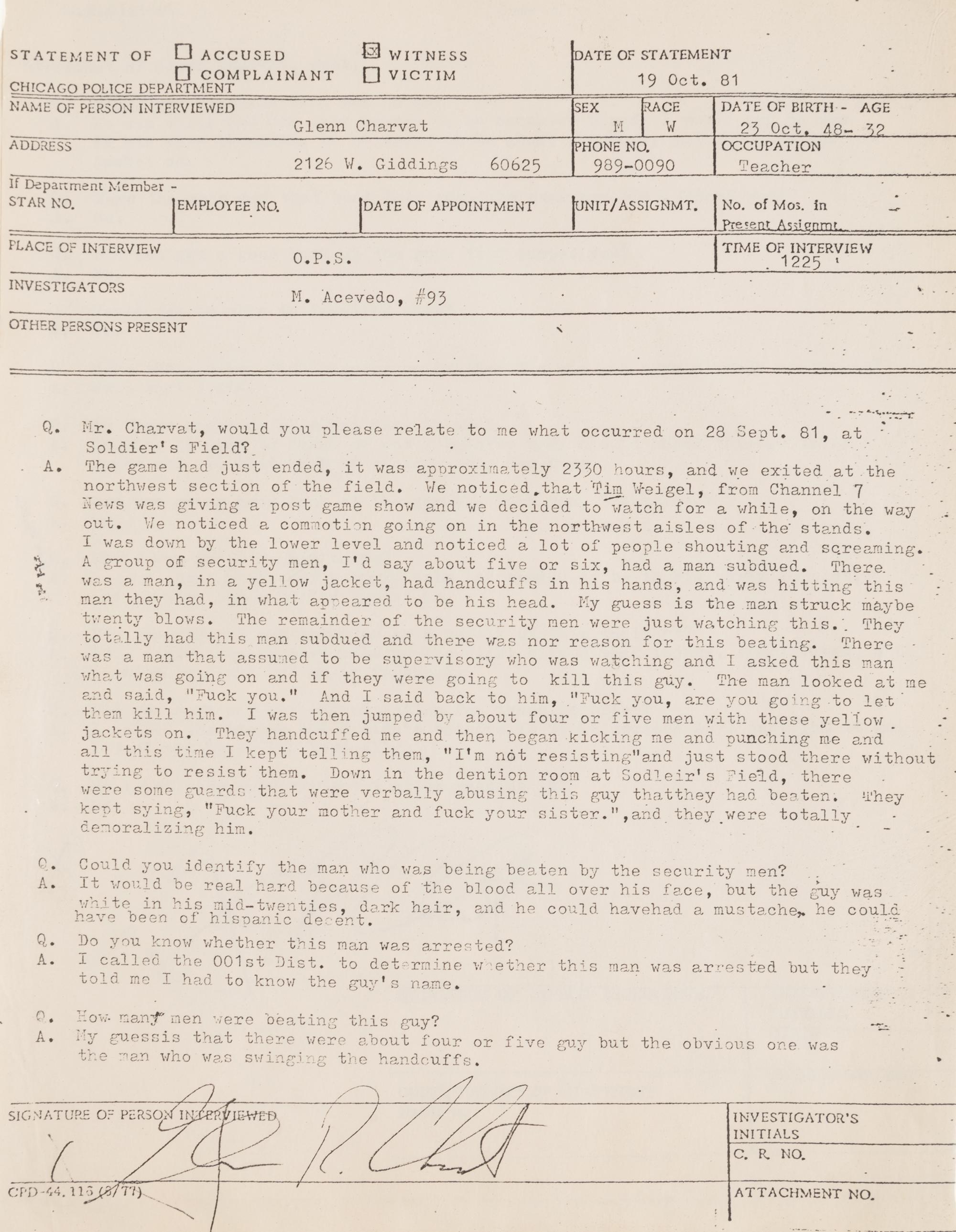 A Group of George Halas Documents With Fascinating Content