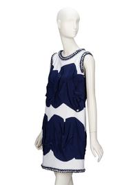 Chanel, Woven Chain-Trim Jersey Shift Dress
