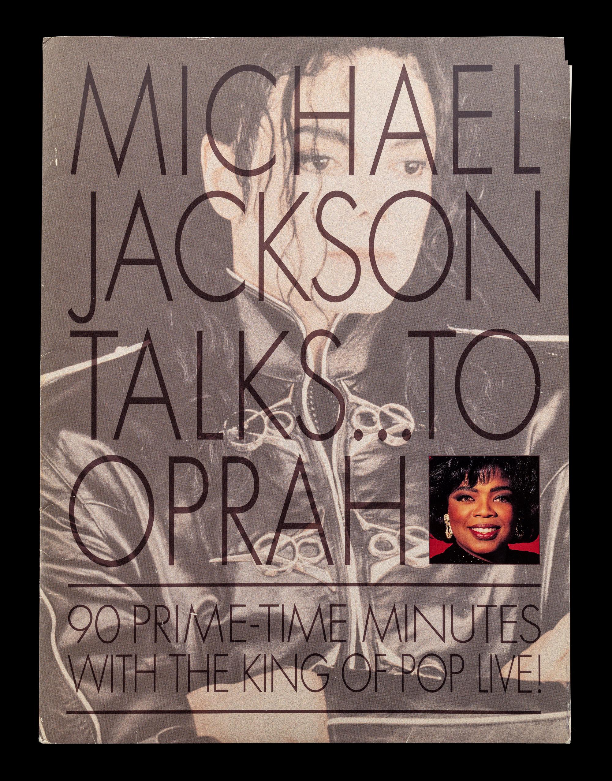 (Celebrity Memorabilia) WINFREY, Oprah (b. 1954). A group of 4 pieces of ephemera relating to Oprah Winfrey, comprising: