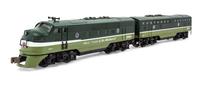 A Polychrome HO-Gauge Northern Pacific: Main Street of the North West Two-Car Diesel Locomotive