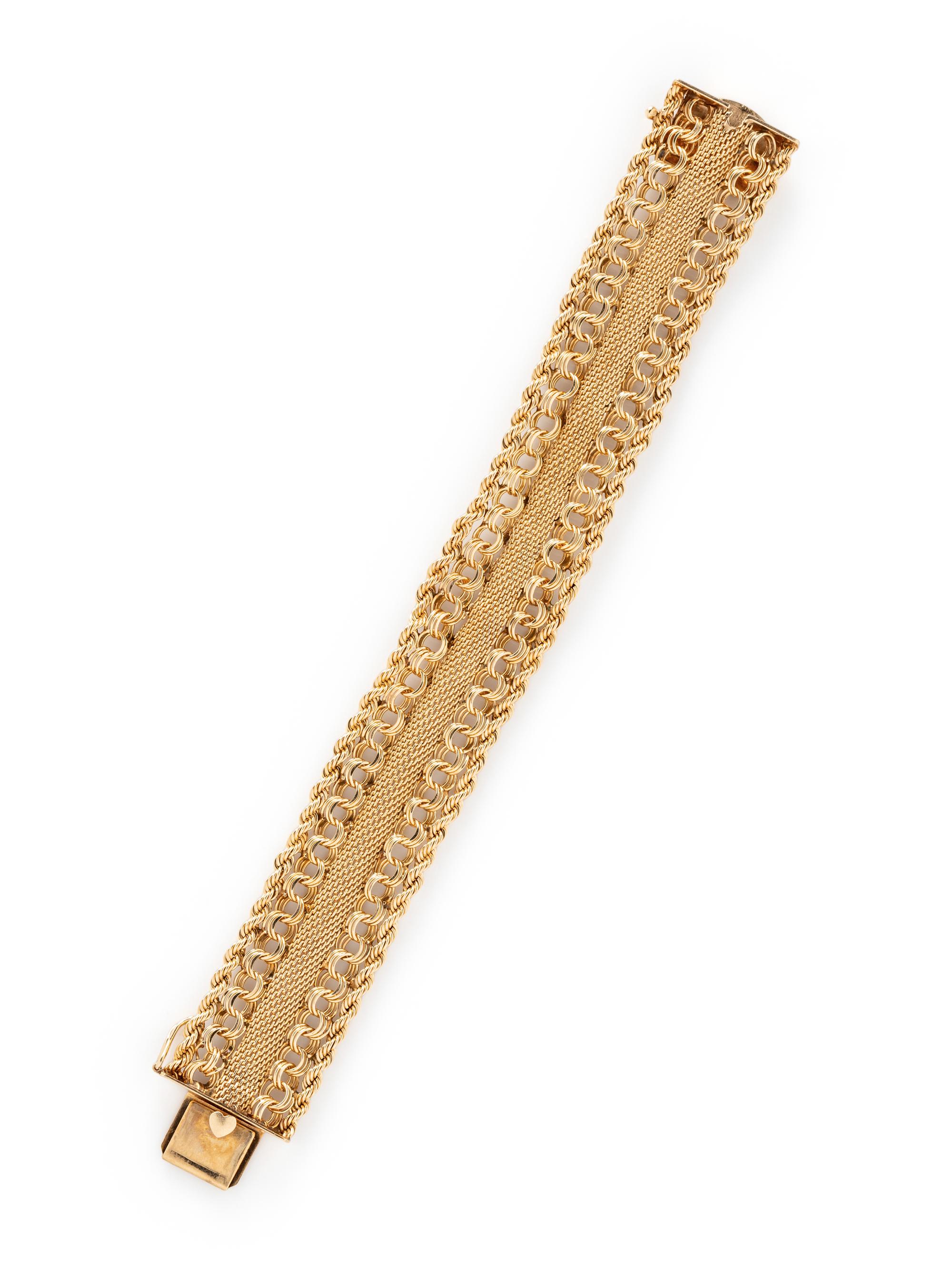 YELLOW GOLD BRACELET