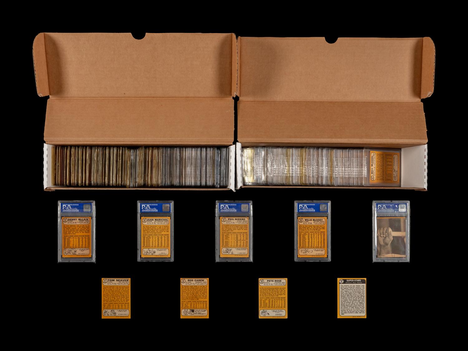 A Partial Set of 1968 Topps Baseball Cards (470/598)