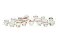 A Collection of Chinese Export Porcelain Tea Bowls and Cups