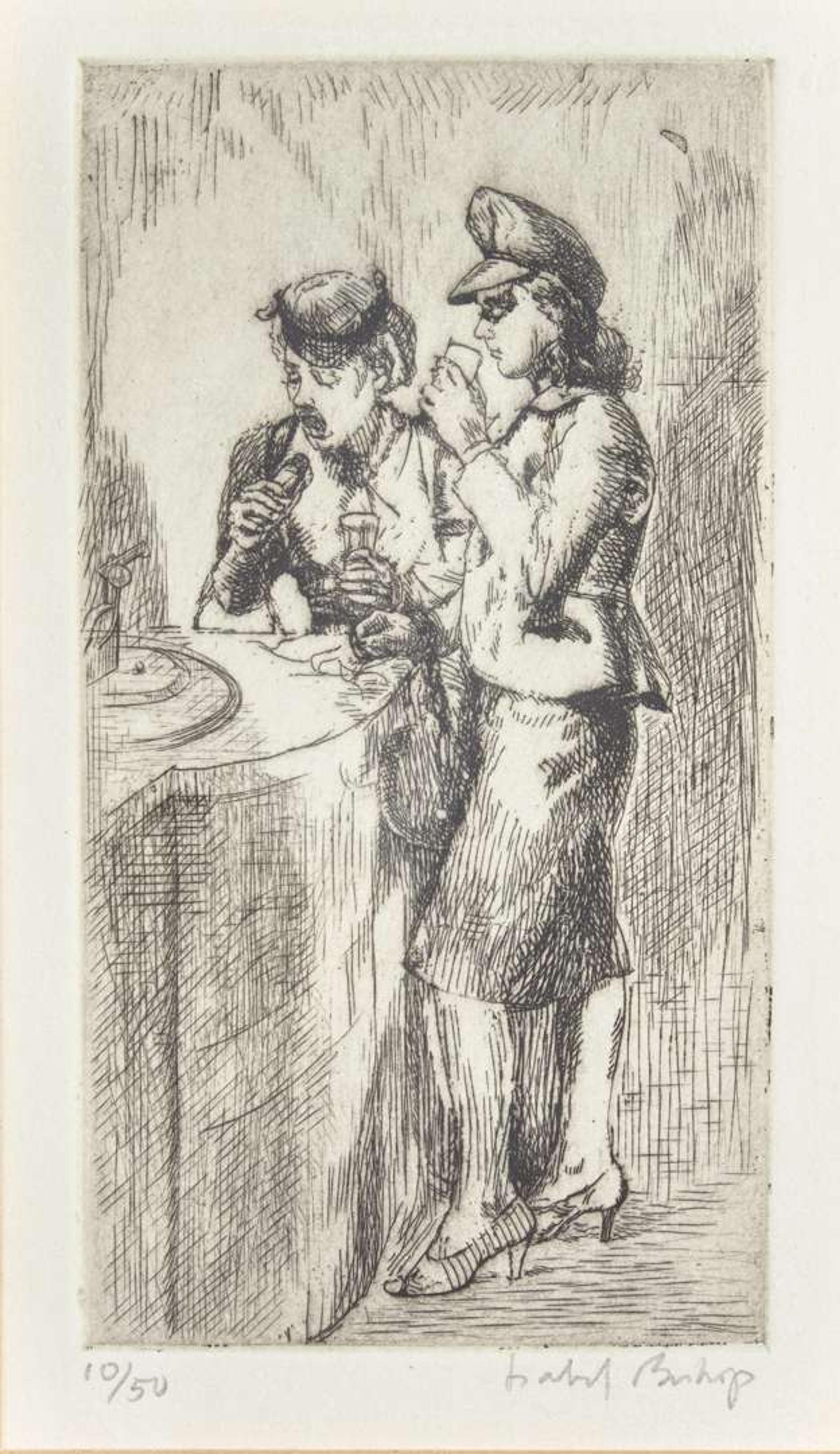 Isabel Bishop (American, 1902-1988) - Eight Scenes of Everyday Women (8)