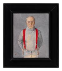 The Red Suspenders [Self Portrait] , 1983