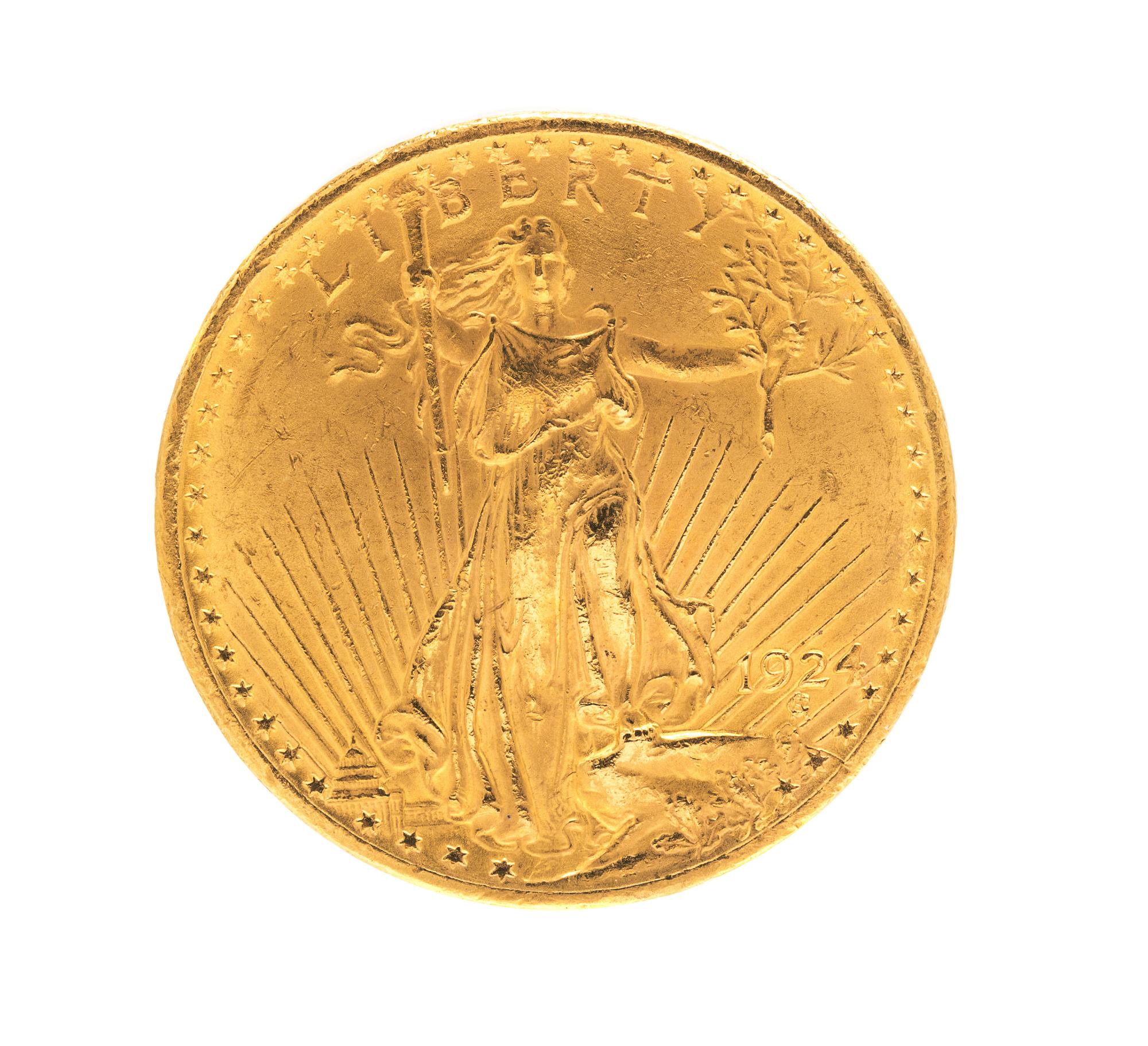 United States of America (1924) — Gold $20 "Saint Gaudens" - Philadelphia