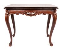 A Louis XV Style Carved Occasional Table Height 23 1/2 x width 29 1/2 x depth 19 1/4 inches.