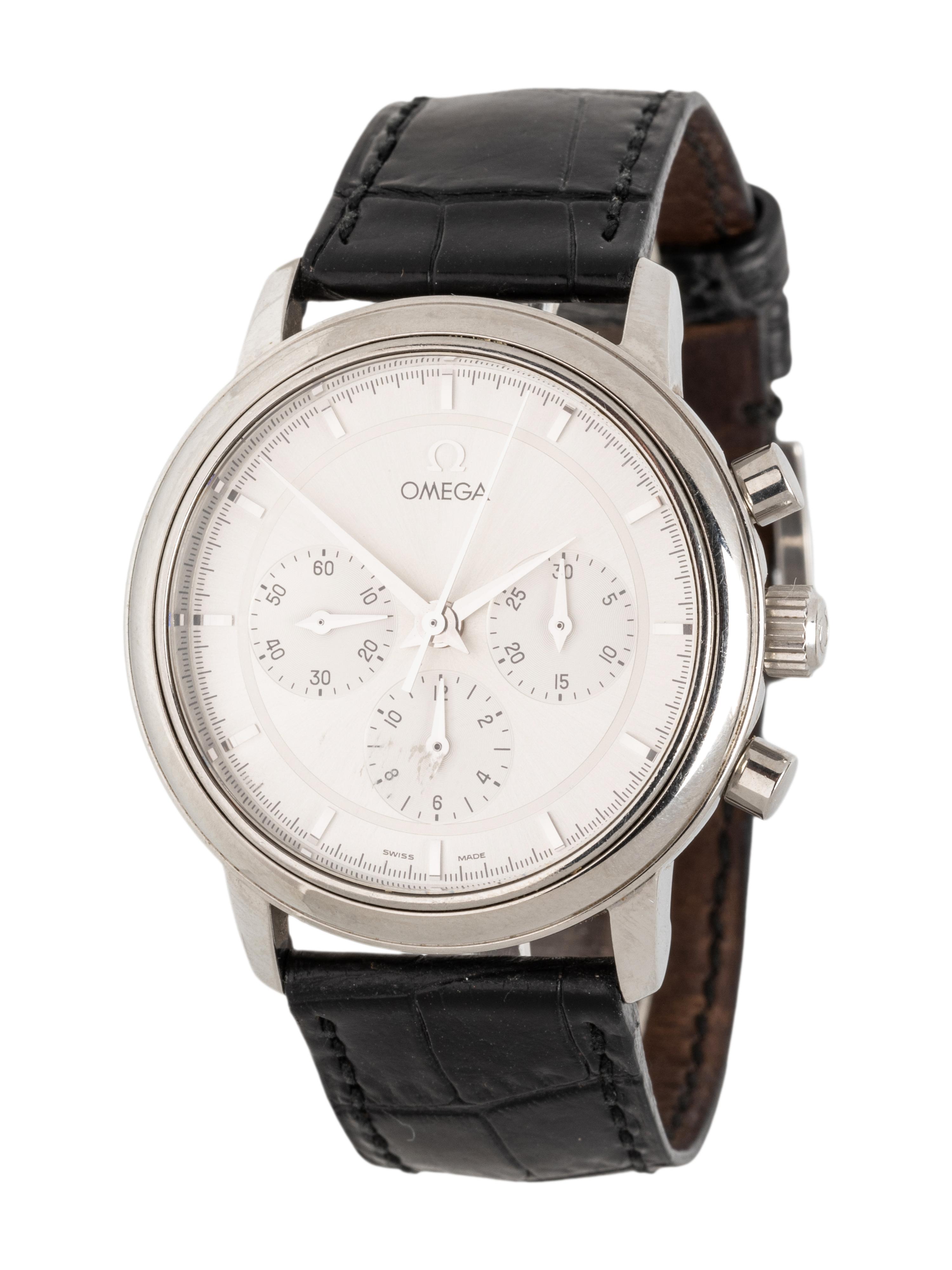 OMEGA, STAINLESS STEEL CHRONOGRAPH WATCH