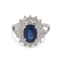 SAPPHIRE AND DIAMOND RING