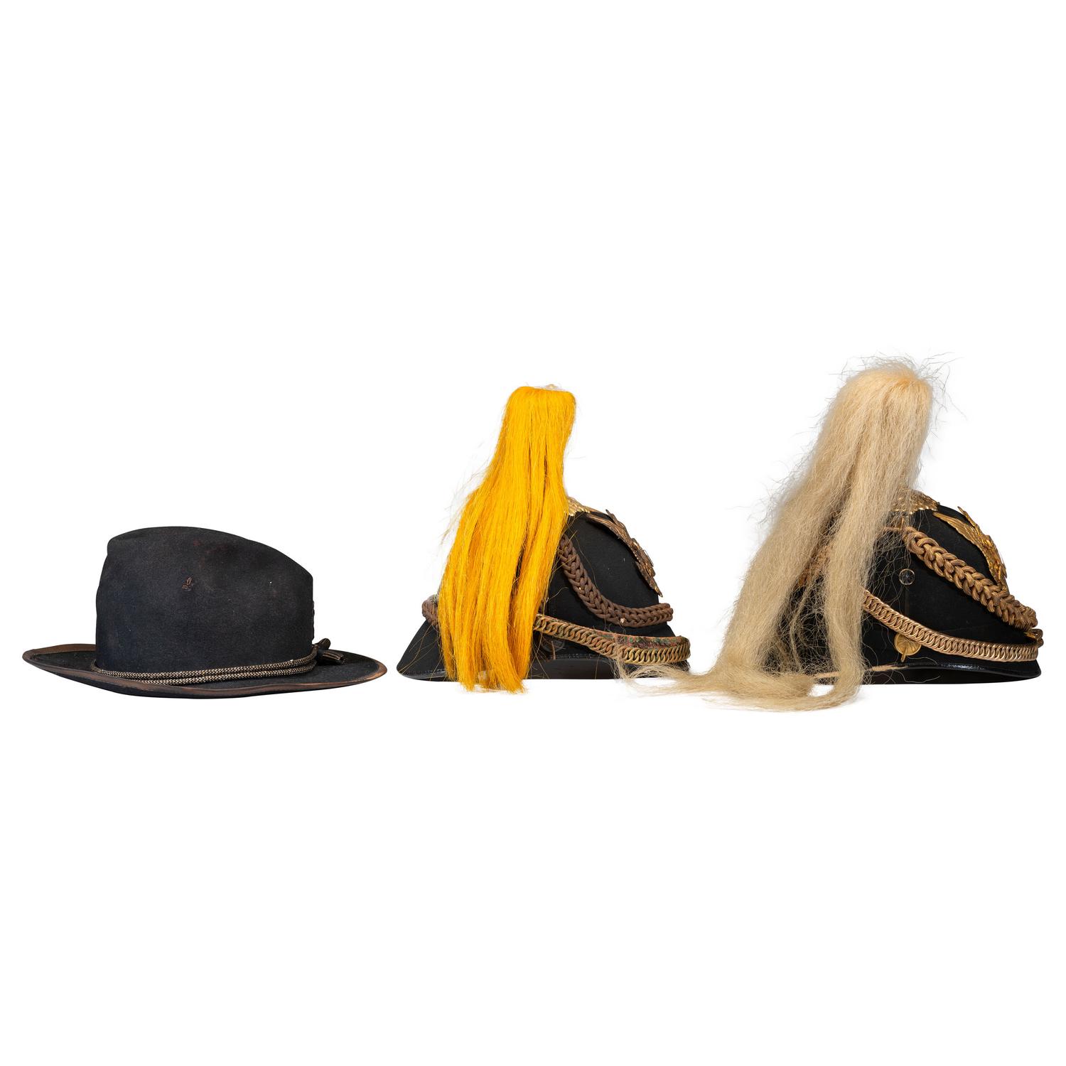 Lot of American 19th Century Headgear