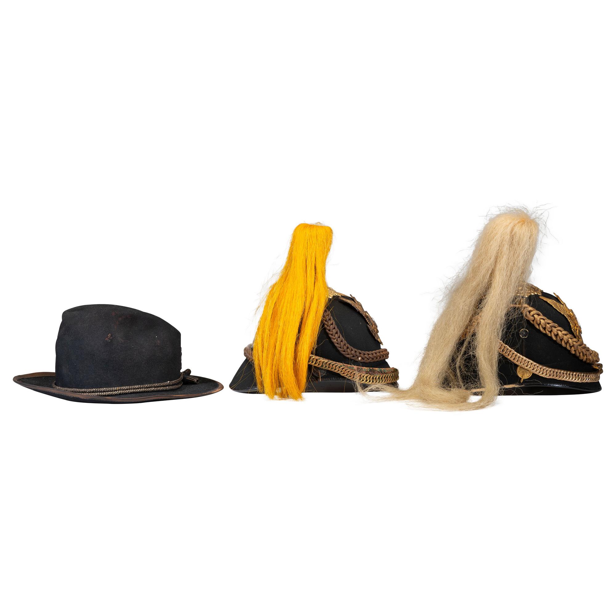 Lot of American 19th Century Headgear