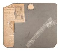 [MCKINLEY, William]. 2 photos of the dissection of the body of Czolgosz's apprehender. Ca 1908.