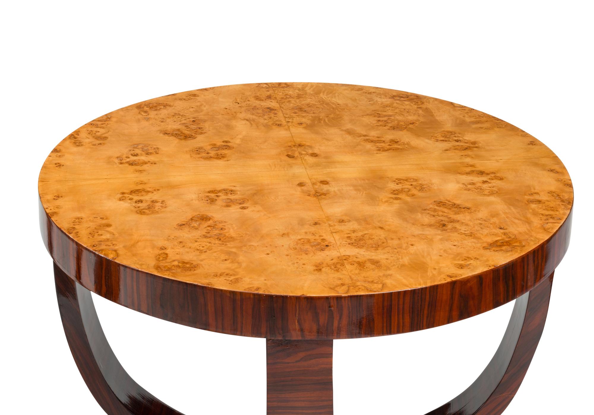 A Pair of Art Deco Style Part-Ebonized Tables