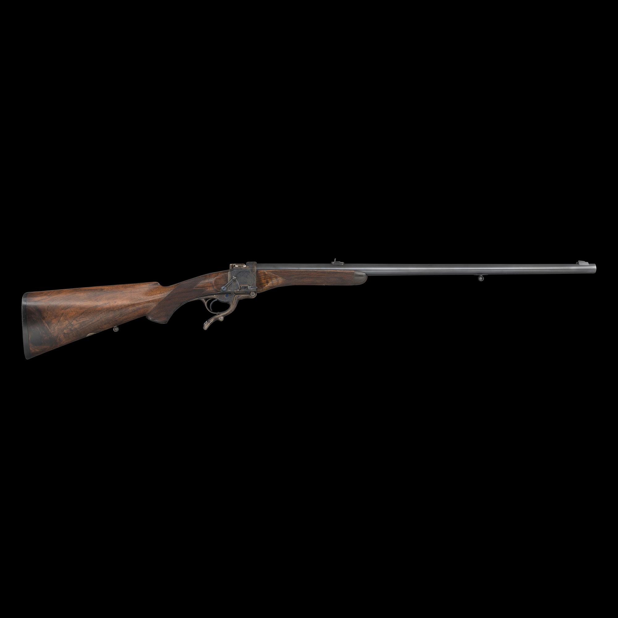 **George Gibbs Bristol Farquharson Falling Block Metford's Patent 48 Bore Rifle