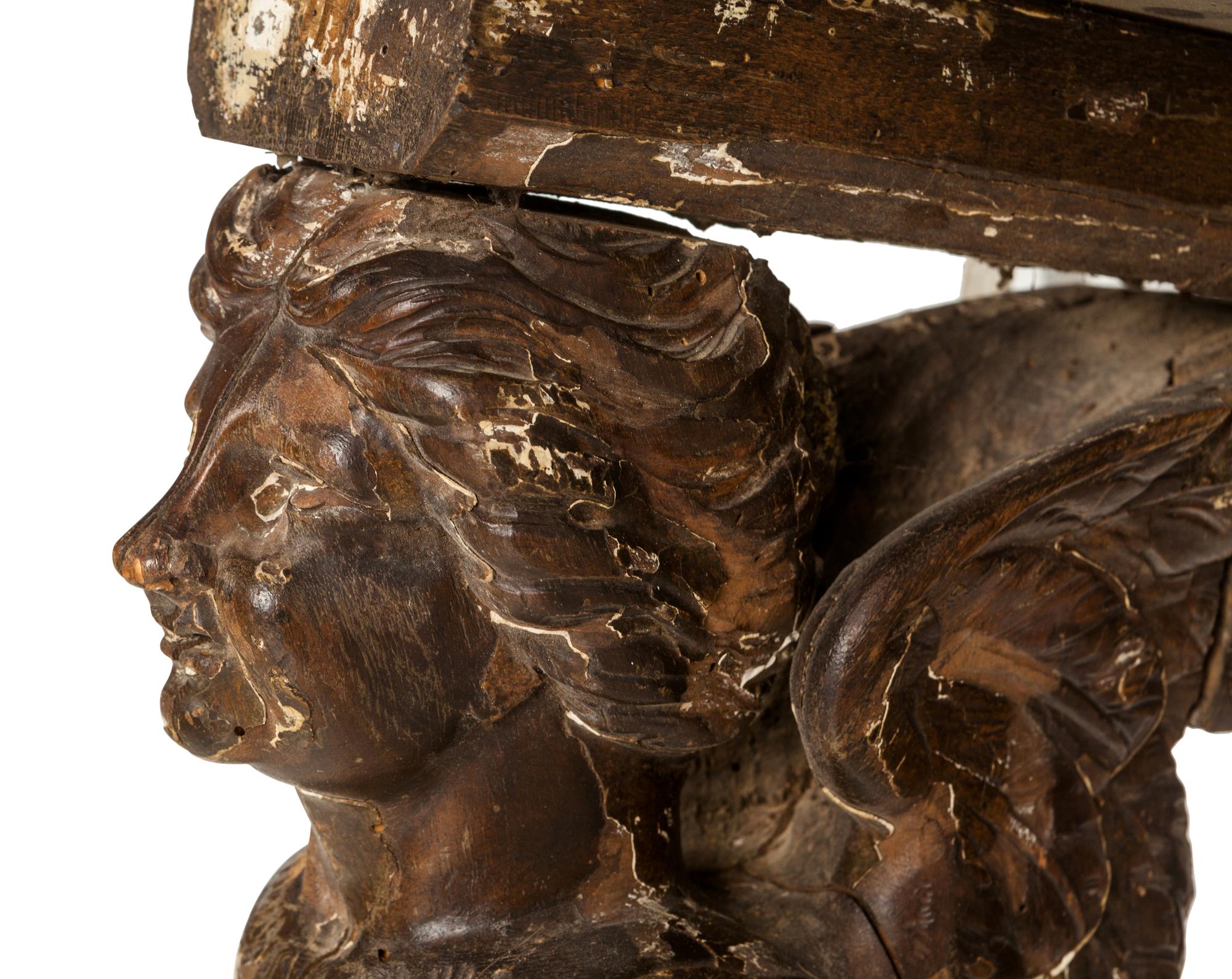 A Continental Painted Console Table