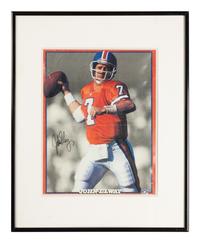 A Large Group of Pro Football Hall of Famer and Notable Signed Autograph Items Including John Elway