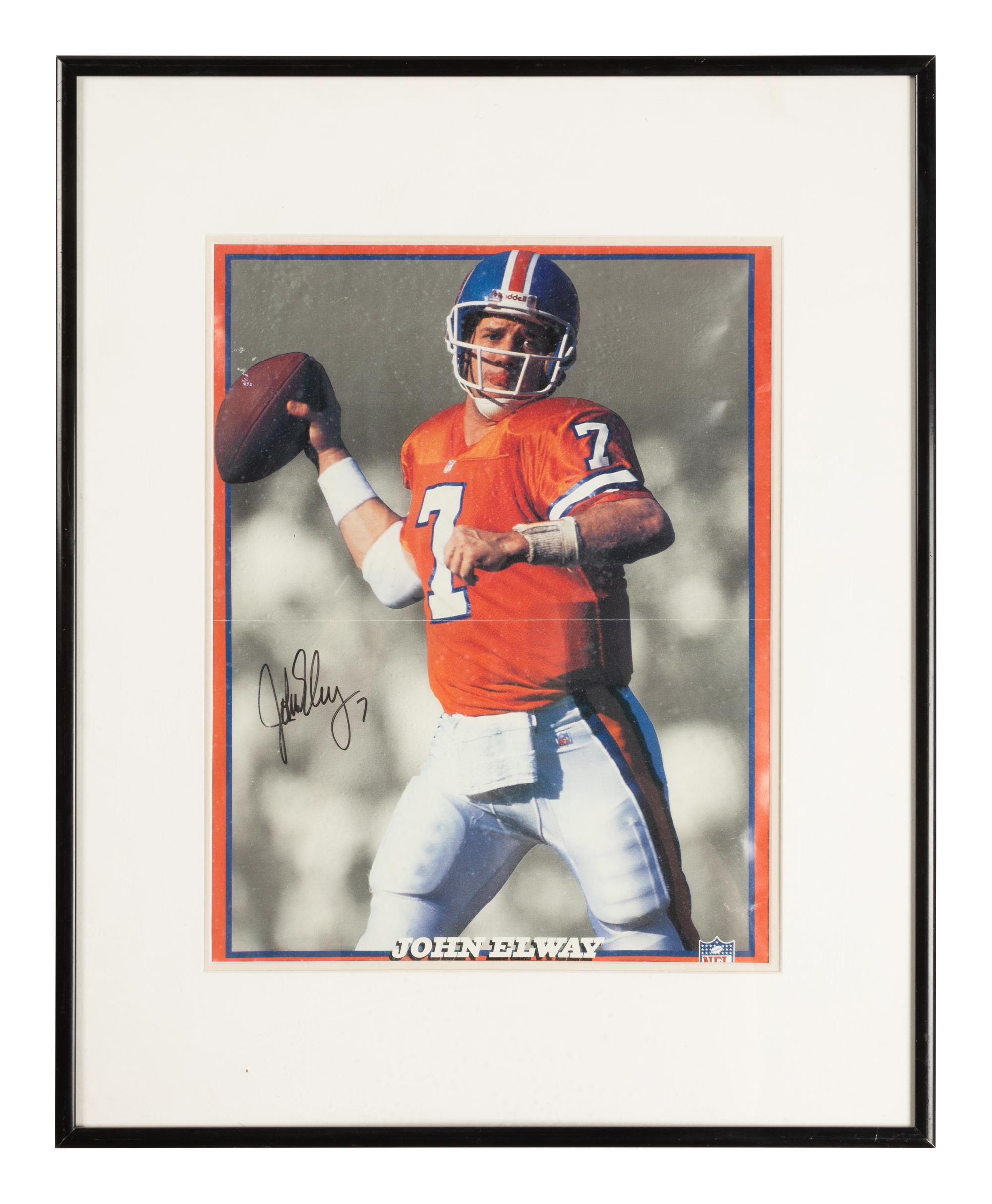 A Large Group of Pro Football Hall of Famer and Notable Signed Autograph Items Including John Elway