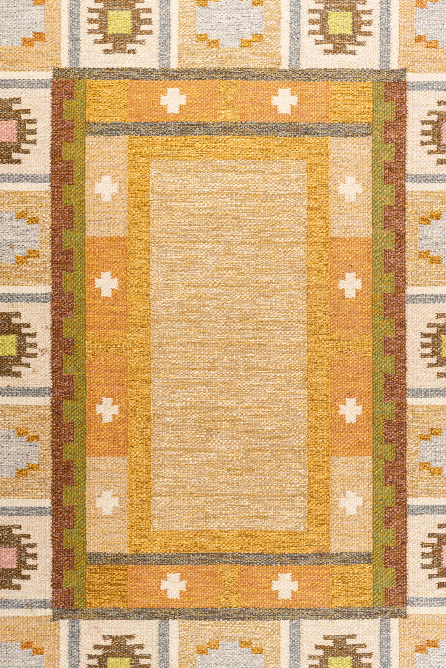 'Båstad' Flatweave Rug, c. 1960 Eric Ewers, Sweden